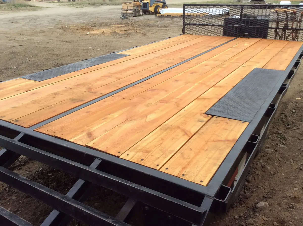 Fresh-cut wide full-dimension boards